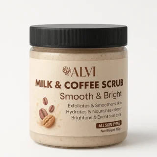 Milk & Coffee Scrub – Smooth & Bright (100gm)